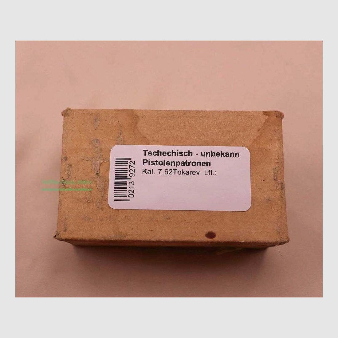Tsjechisch - onbekende pistoolpatronen 7,62 Tokarev