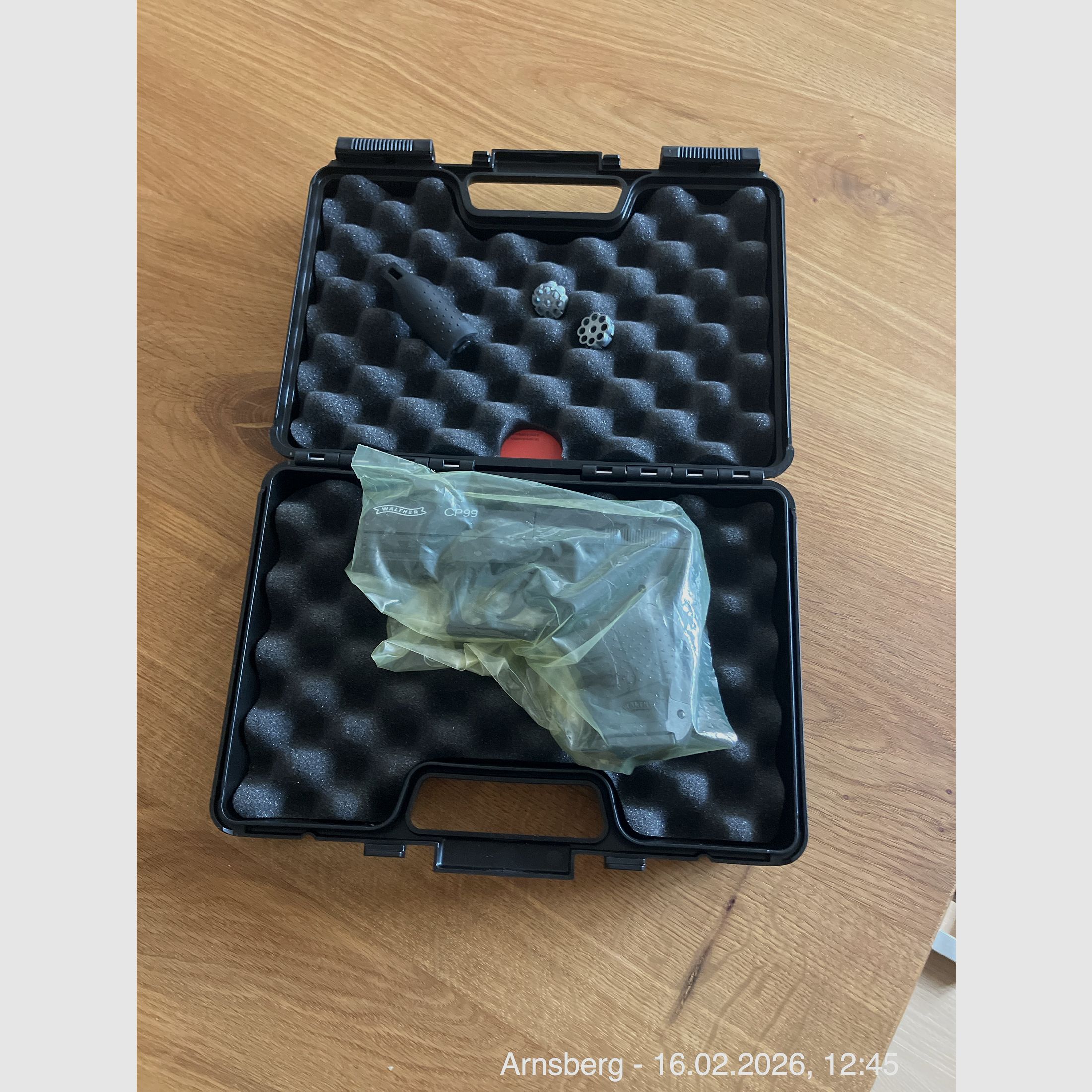 NUOVO!! Walther CP99 BLK CO2 Pistola 4,5 mm Diabolo