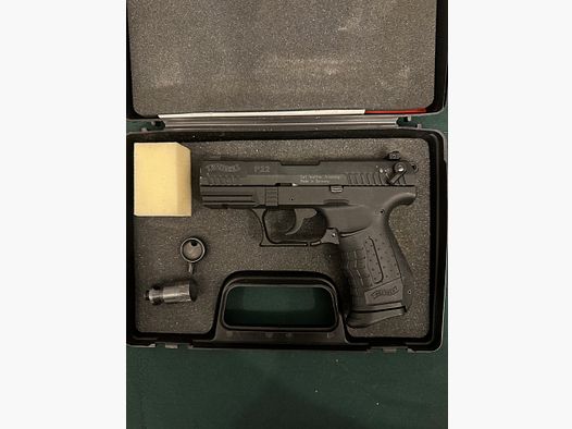 Umarex Walther P 22 ,  cal.  9mm P. A. , schwarz 