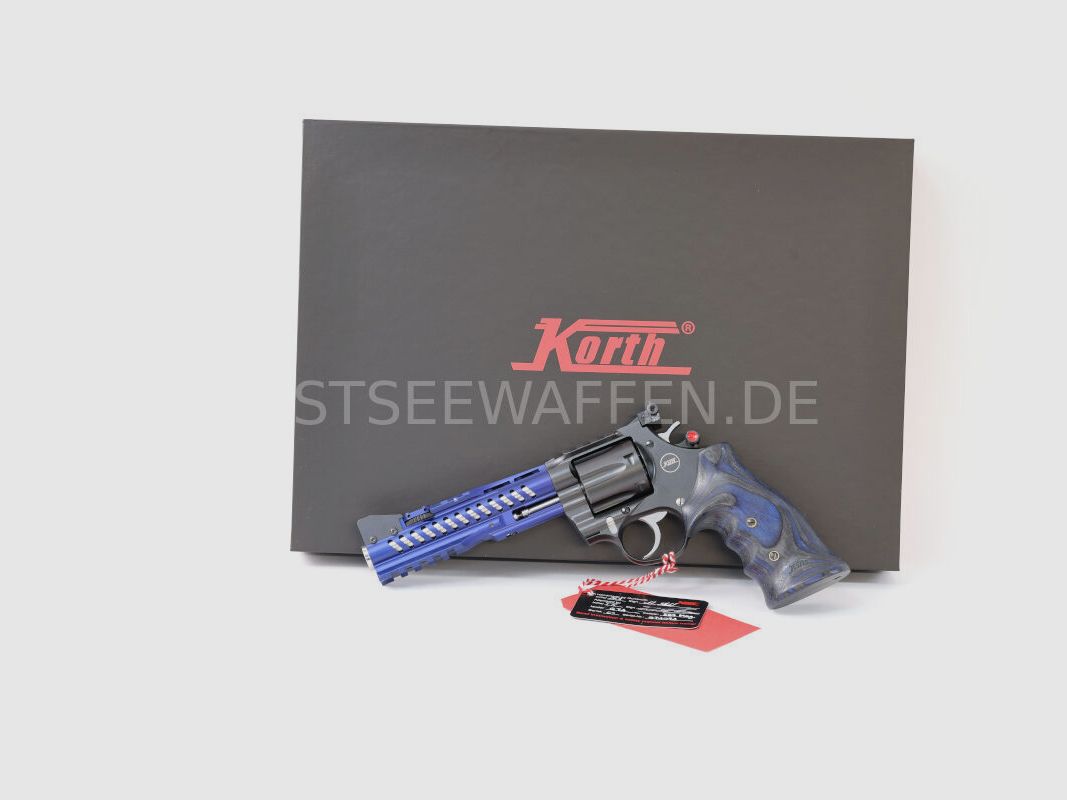 Korth Super Sport GTA blauw .357Mag