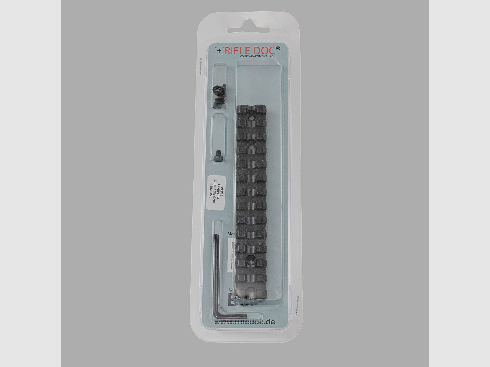 Rifle Doc Picatinny Weaver STEEL Rail for REMINGTON 783 SA (Short Action)