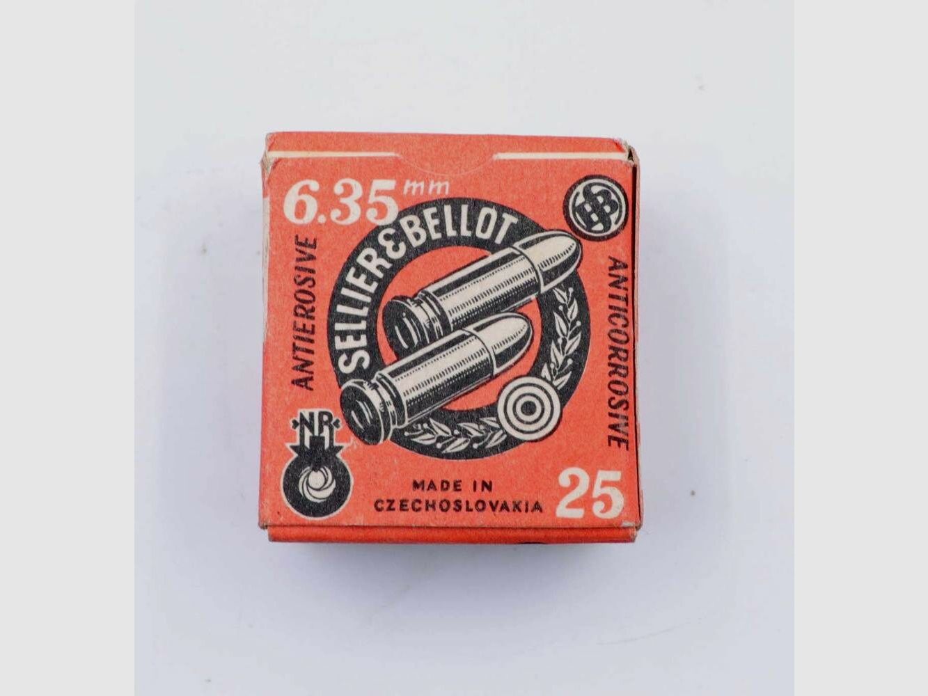 Sellier & Bellot CZ Pistolenmunition 6,35mmBrowning/.25ACP