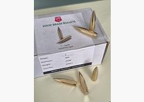 LOS .30 (.308) CERKNO 150 gr T-Solid Vollmessing Geschosse bleifrei keine Sierra, Hornady, Lapua, Speer, RWS