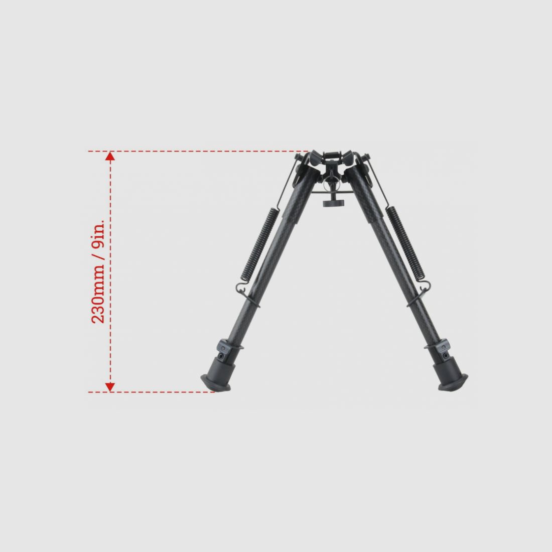 VECTOR OPTICS Carbonfaser-Bipod mit Feder von 9 bis 13,5", Bild 2 von 16