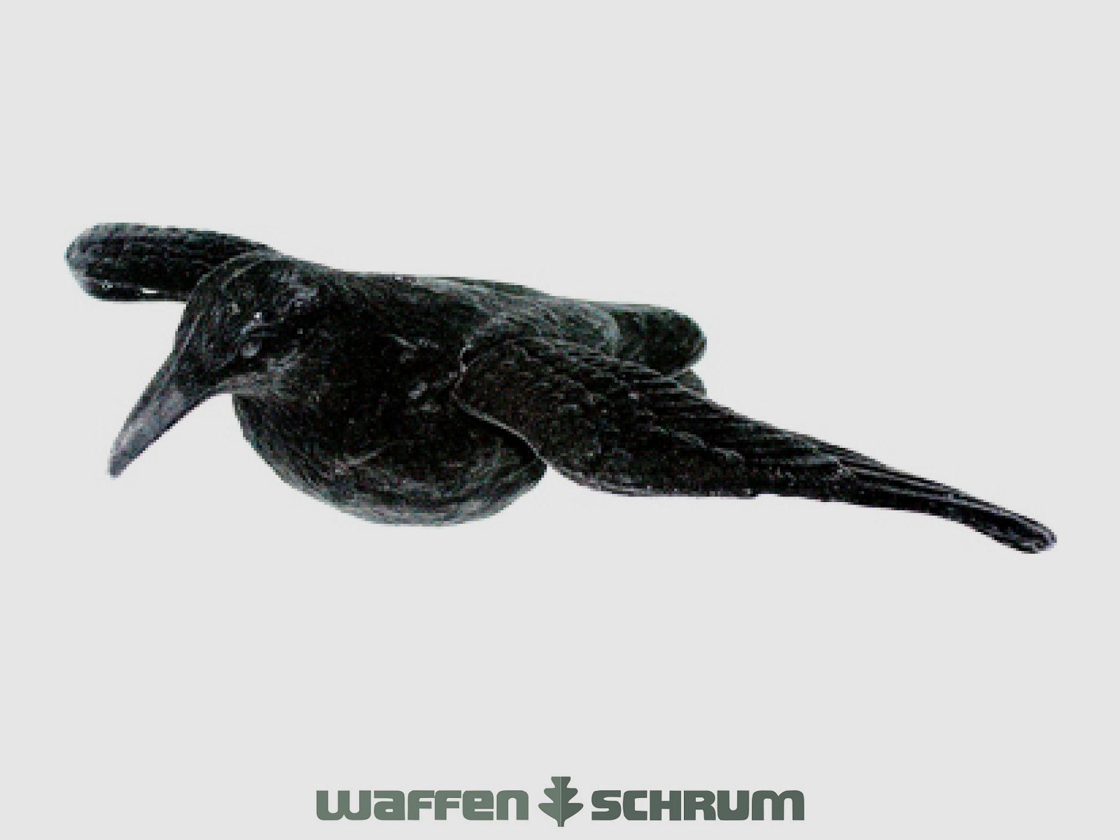 Vollkörper-Lockkrähe beflockt m. Flügeln