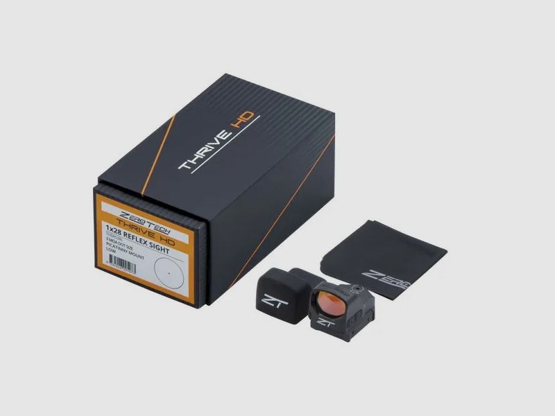 Kolimator Zero Tech THRIVE HD Reflex 3 MOA GREEN DOT - montaż niski - RMR, zdjęcie 4 z 4