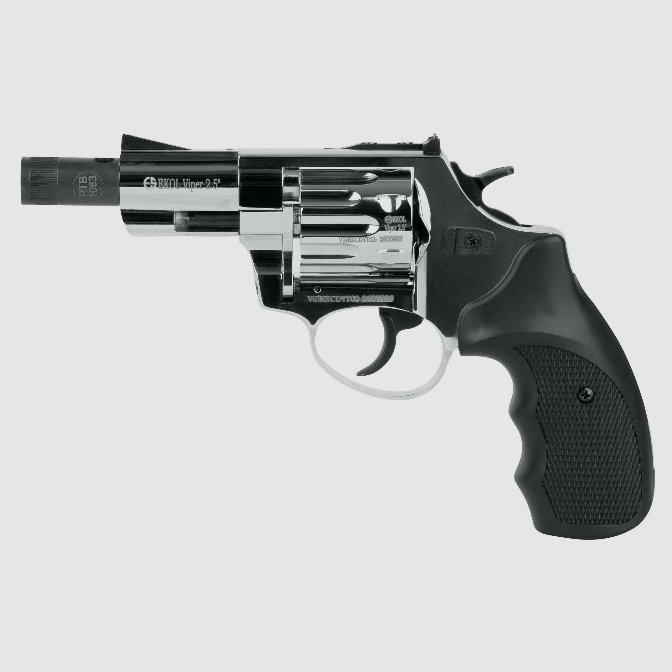 Ekol Viper 2,5'' Chrome 9mm R. - Signal gaz, image 2 sur 7