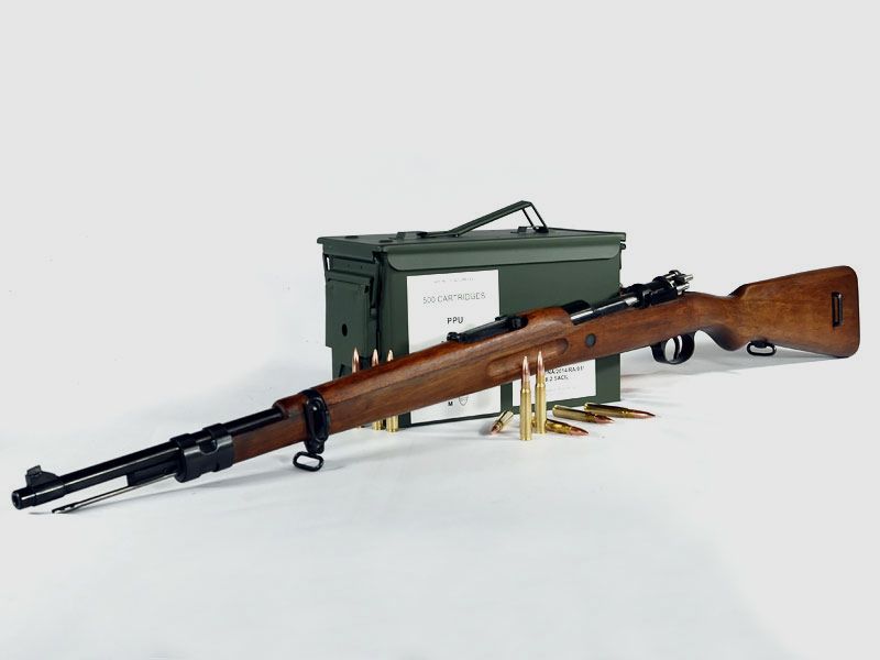 PPU ammunition box with 8x57 IS FMJ 198 grs 1 ammunition box (500 rounds at €1.138 each)