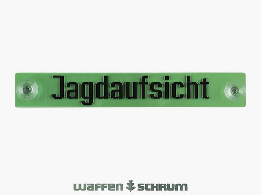 Fritzmann Hinweisschild - Jagdaufsicht