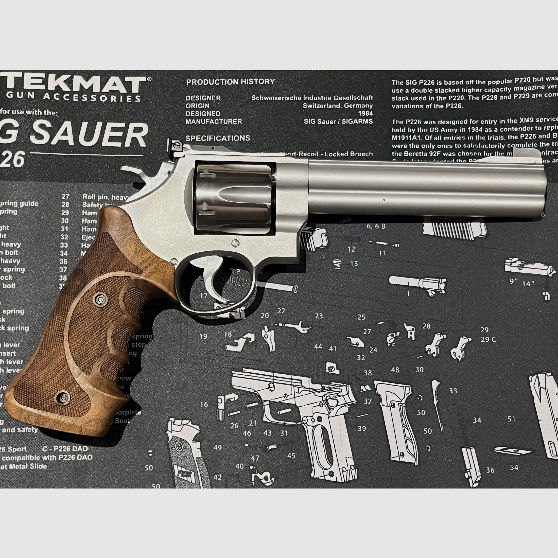 Smith Wesson 629 Revolver 6,5" 629-3 elegante messa a punto meno di 200 colpi