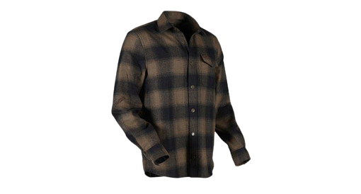 Swedteam Herren Hemd Lynx Wool Dark Sand