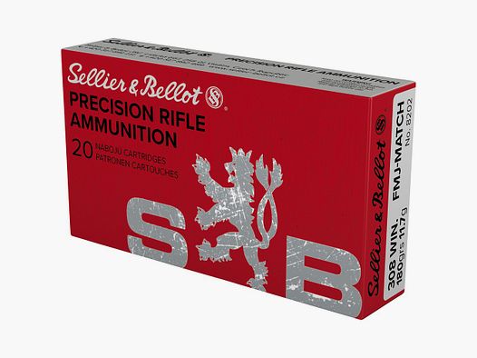 Sellier & Bellot .308 Win. Full coat Match BT 11.7g/180grs.