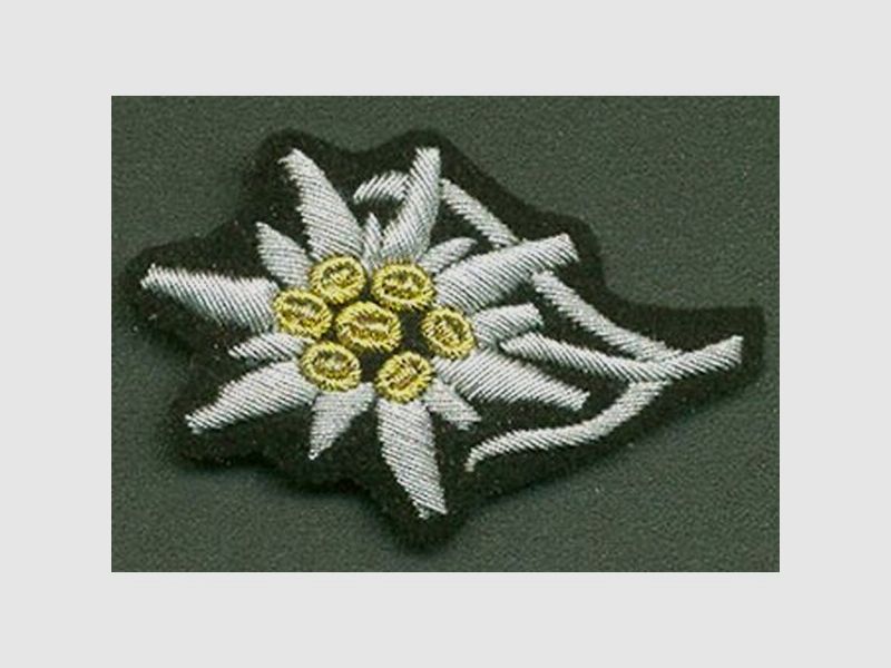 Mützen-Edelweiß Gebirgsjäger Offizier Elite Repro !!!