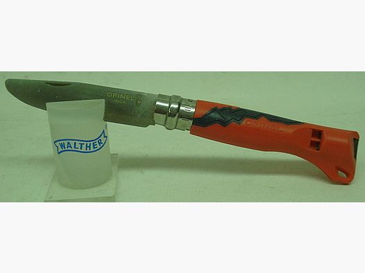 Coltello per bambini n. 7 - lama di 7,5 cm, inox, rosso