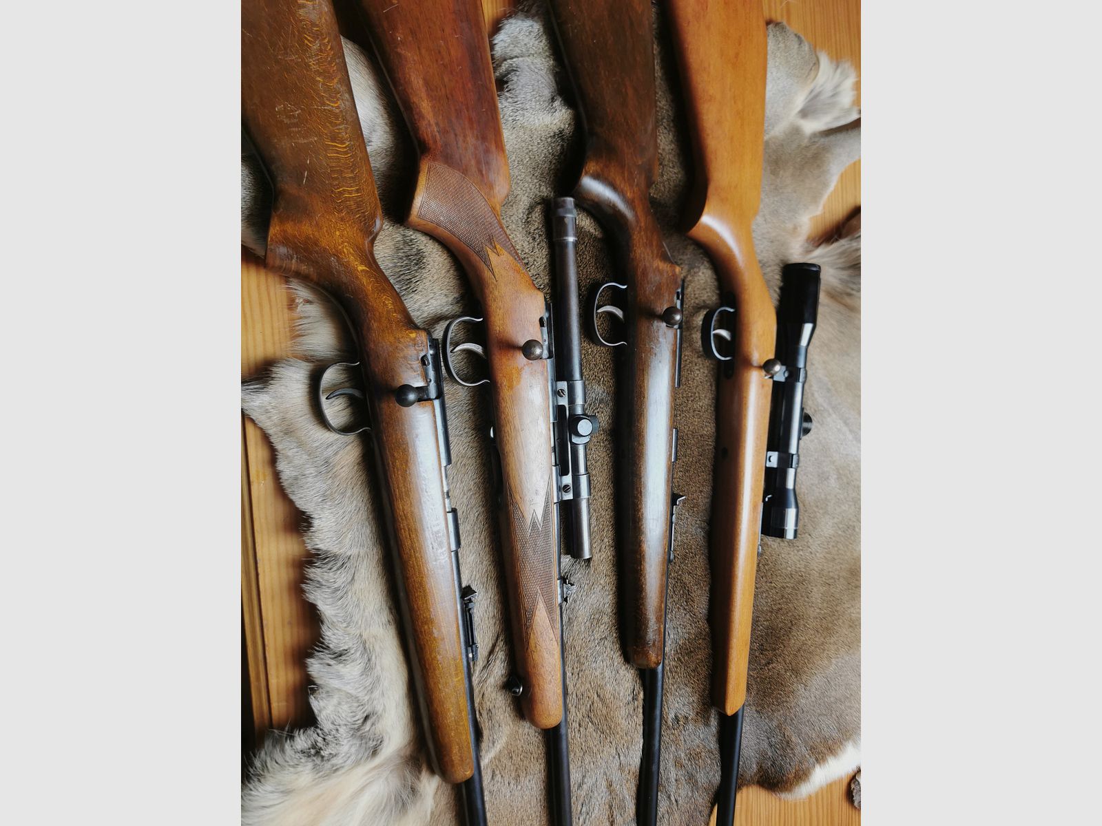 4 x Repetidor Anschütz 22 l.r.