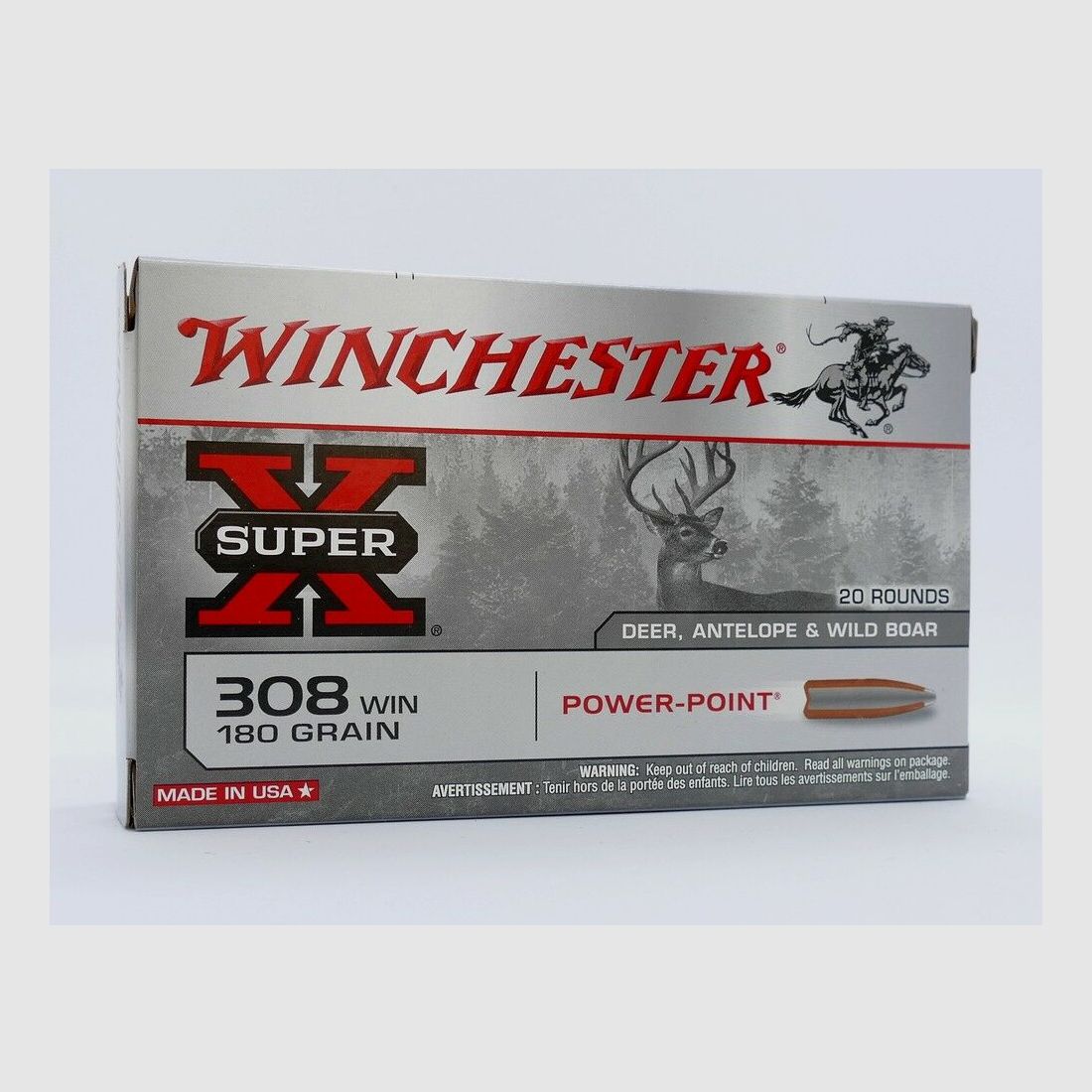 Winchester .308 Win. Power Point 11,7g/180gr.