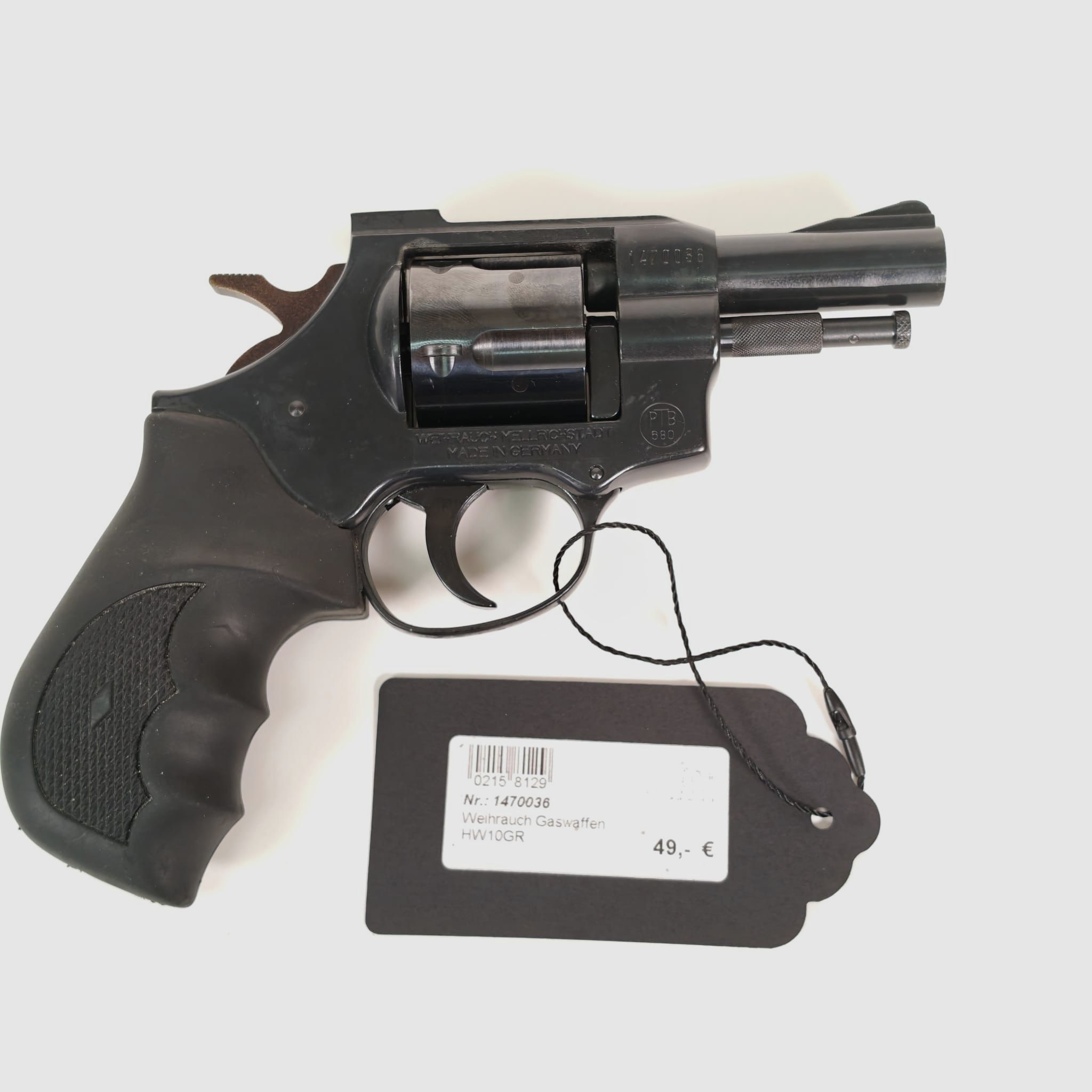 Weihrauch Mod. HW10GR revolver à blanc 9mm Knall