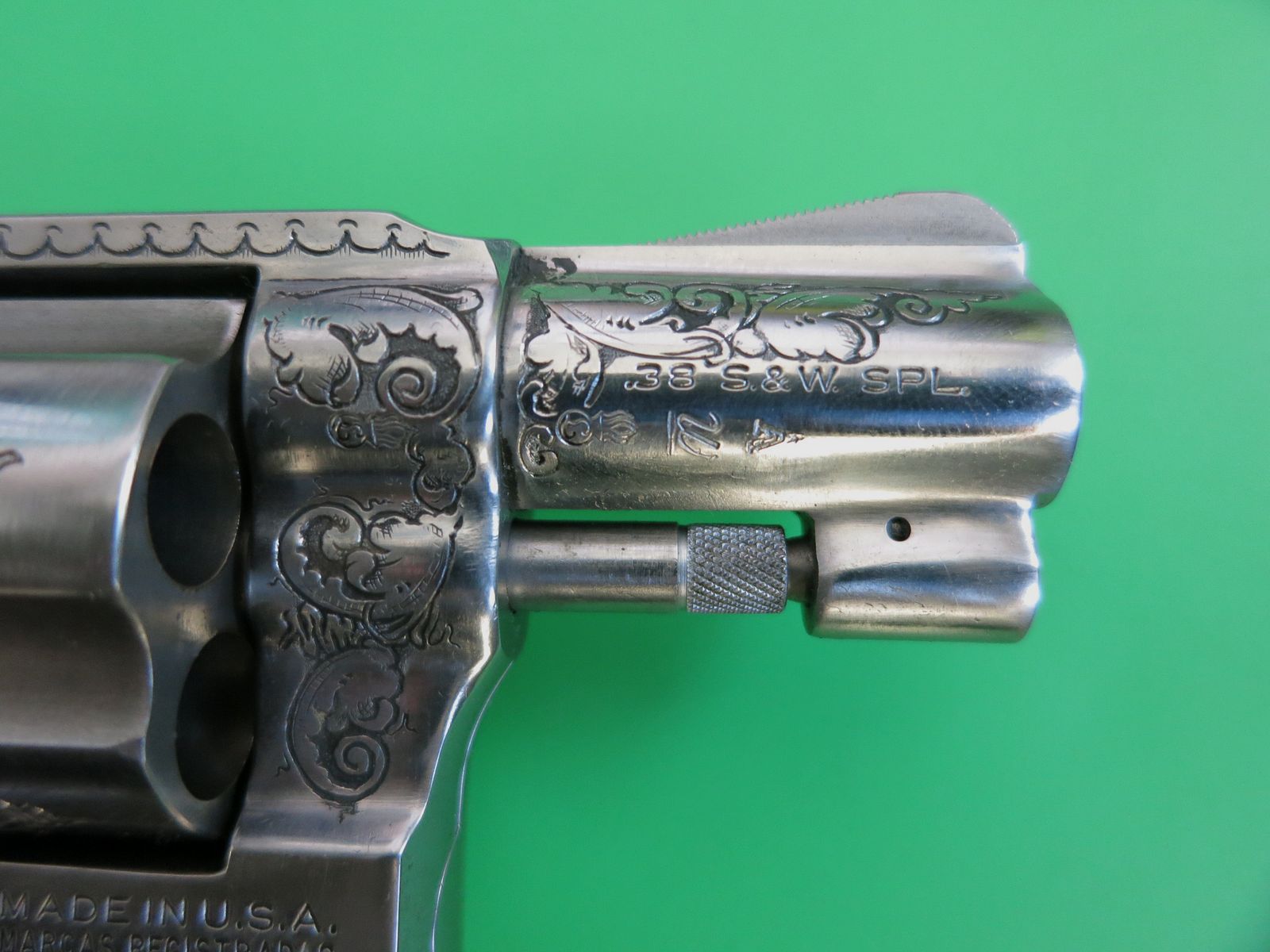 Revolver Smith&Wesson Mod. 60, .38 S&W Special, 2" Lauf, Edelstahl, Combat-Waffen Oschatz   #92