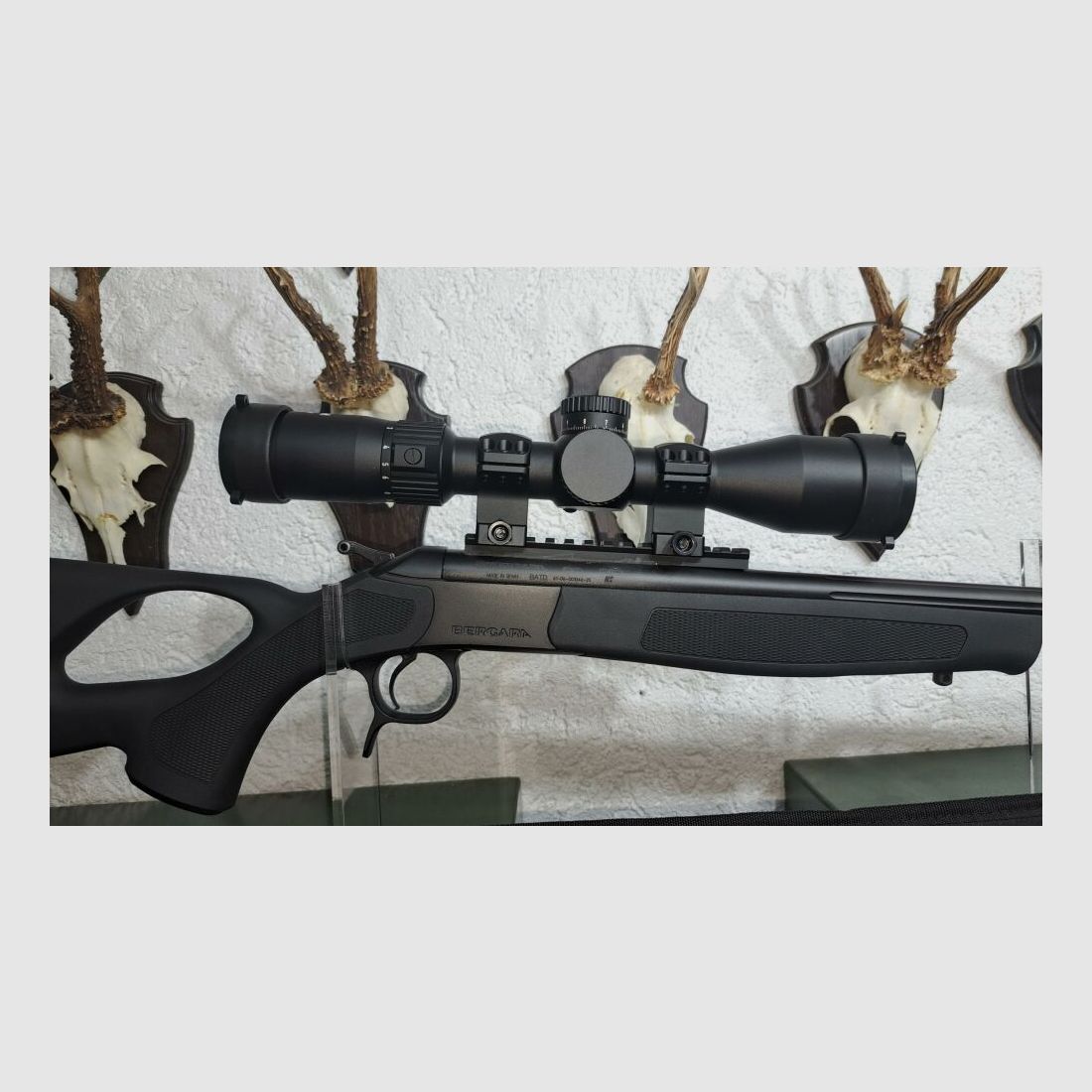 BERGARA Bergara TD 13 Lochschaft Schwarz + Zielfernrohr + Schalldämpfer