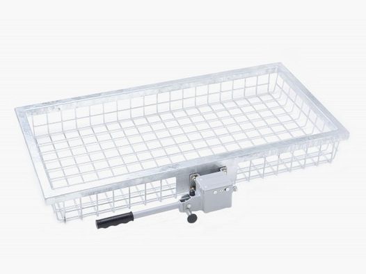 Grille en maille pour porte-vélos arrière avec attache rapide 1000x500x125 mm (galvanisé)