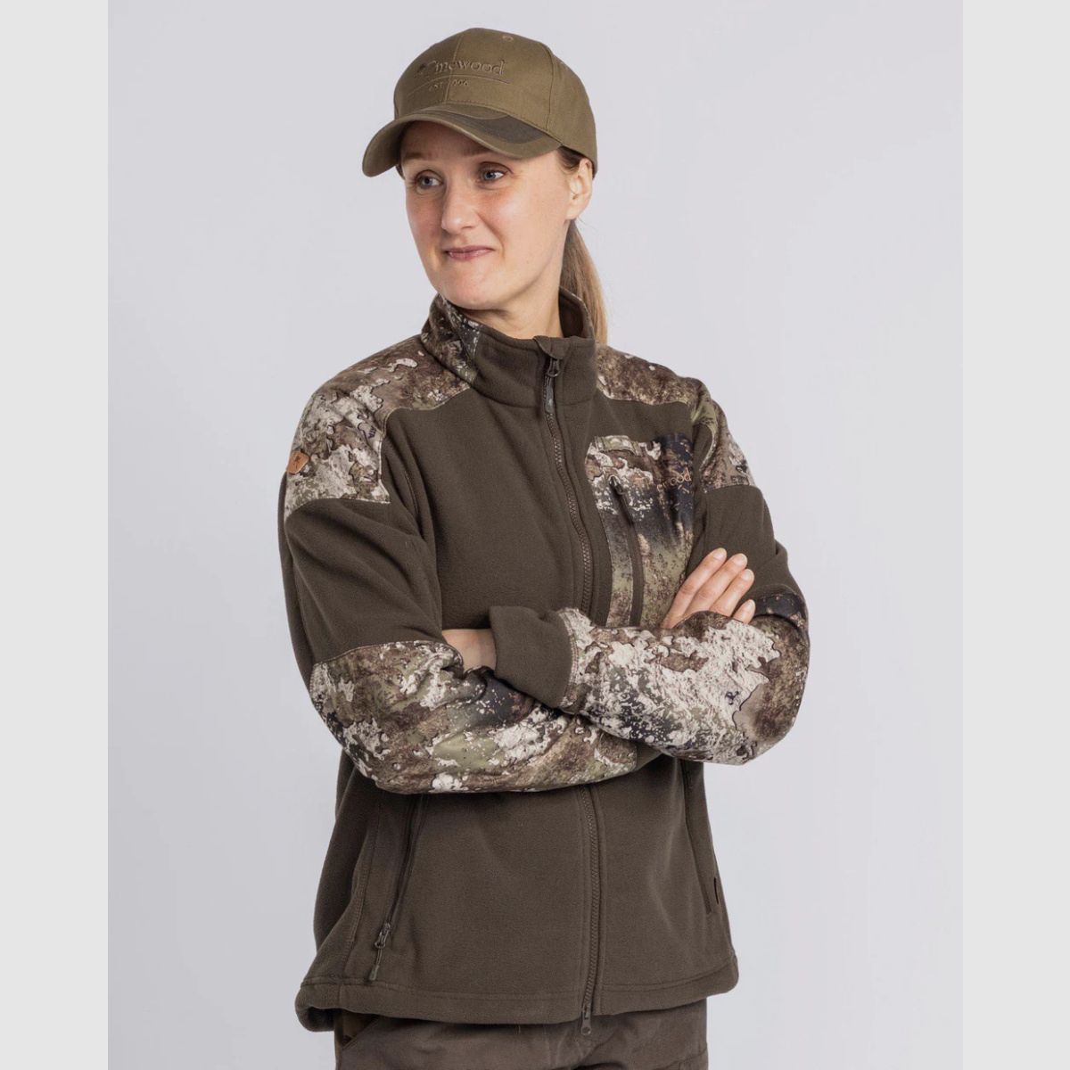 PINEWOOD Smaland Jagd Camou Damen Fleecejacke
