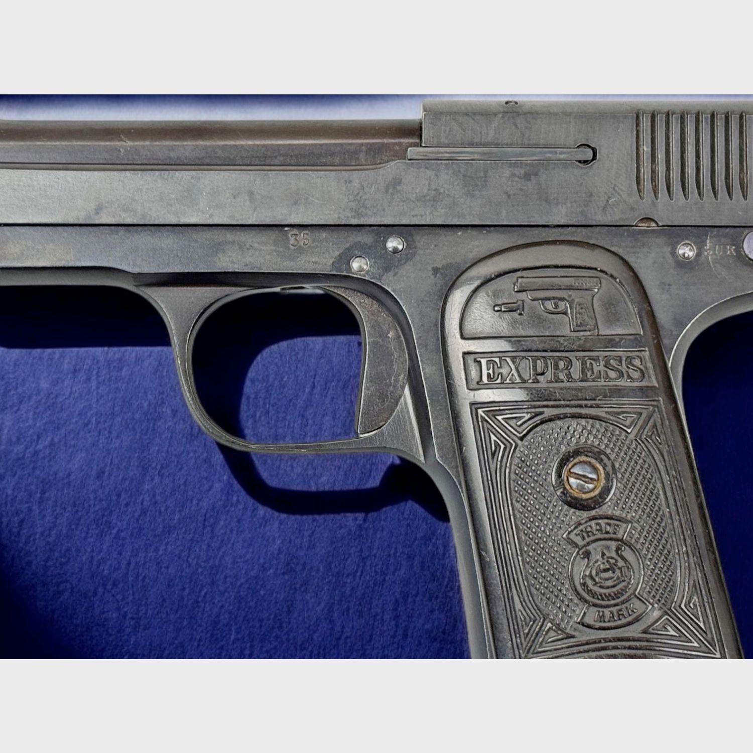 Sammlerpistole Garate, Anitua y Cia, Eibar Mod. Express Kal. 6,35 Browning