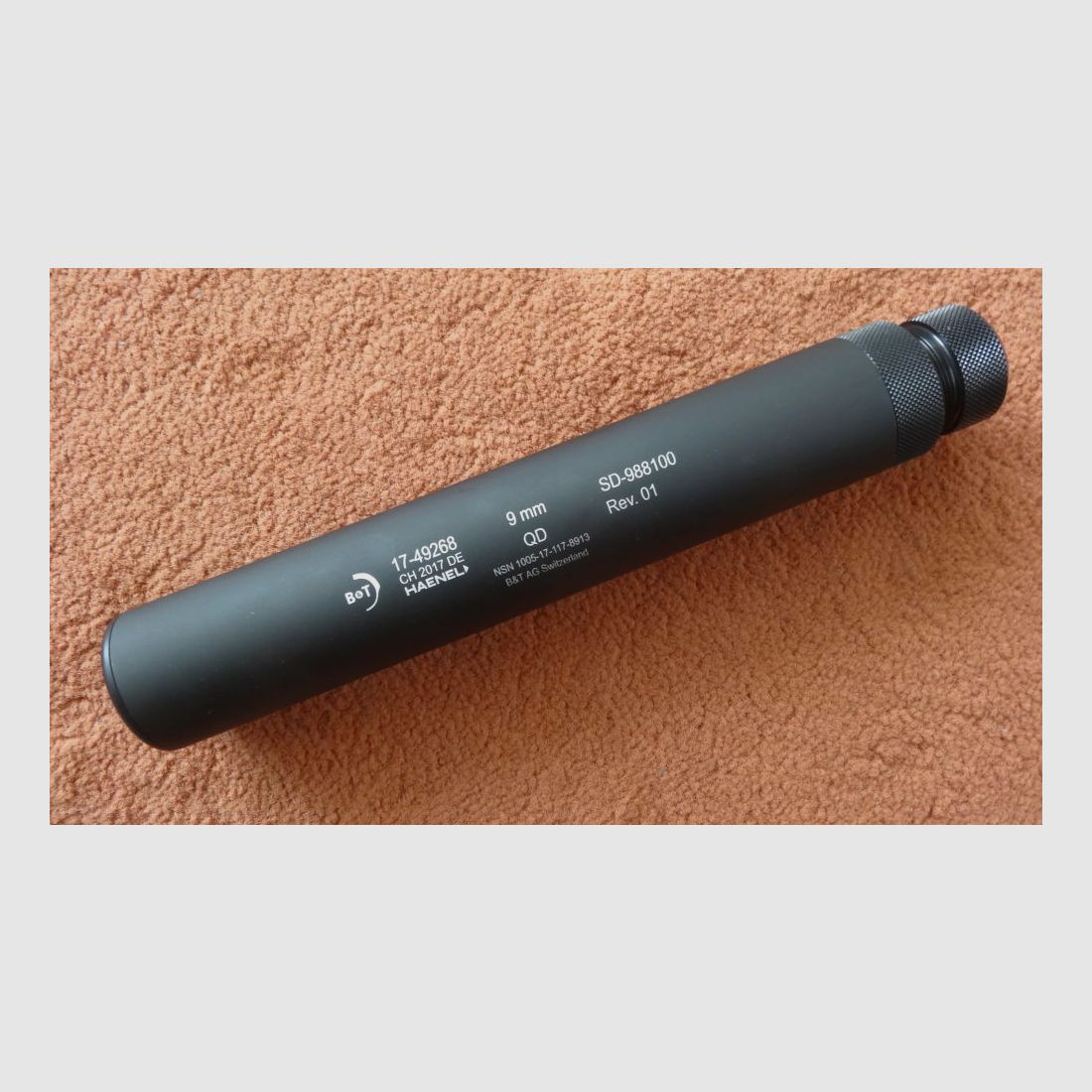 MKEU SL-Büchse-MKE T94 Cal. 9x19mm incl. B&T QD SMG/PDW Schalldämpfer, Kal. 9 x 19 mm