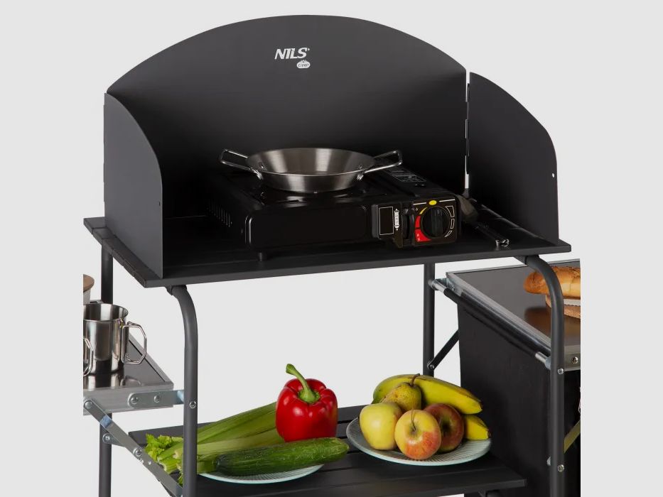 NC3041 Camping cabinet with wind protection Nils Camp