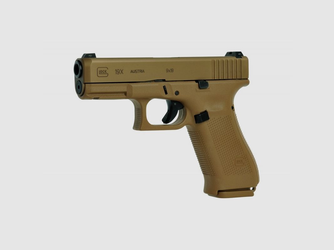 Glock 19X Coyote Pistole (Kunststoffvisierung), Bild 2 von 2