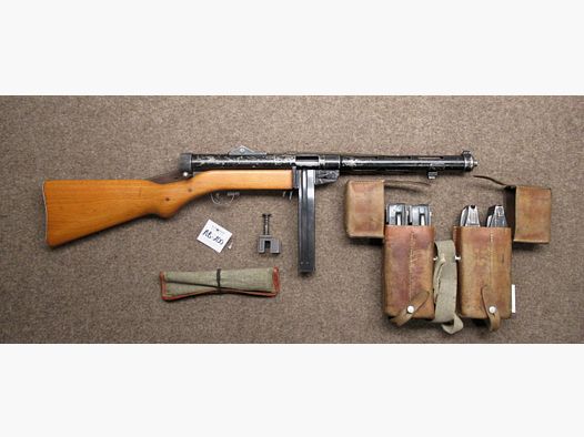 AB-100 Selbstladepistole HISPANO SUIZA mod. Mp43/44 Kal. 9mm Para