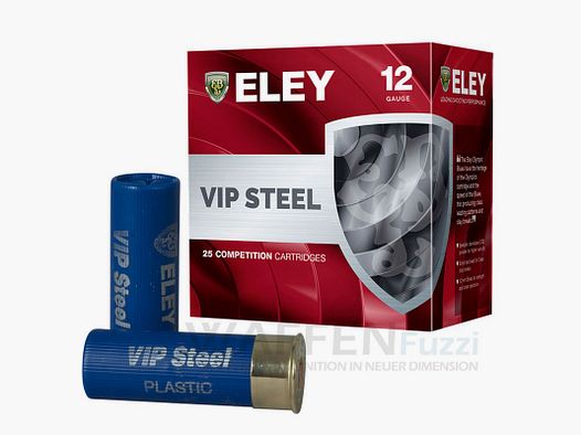 Eley VIP-Steel 12/70 Munición de perdigones 25 Disparos 24g