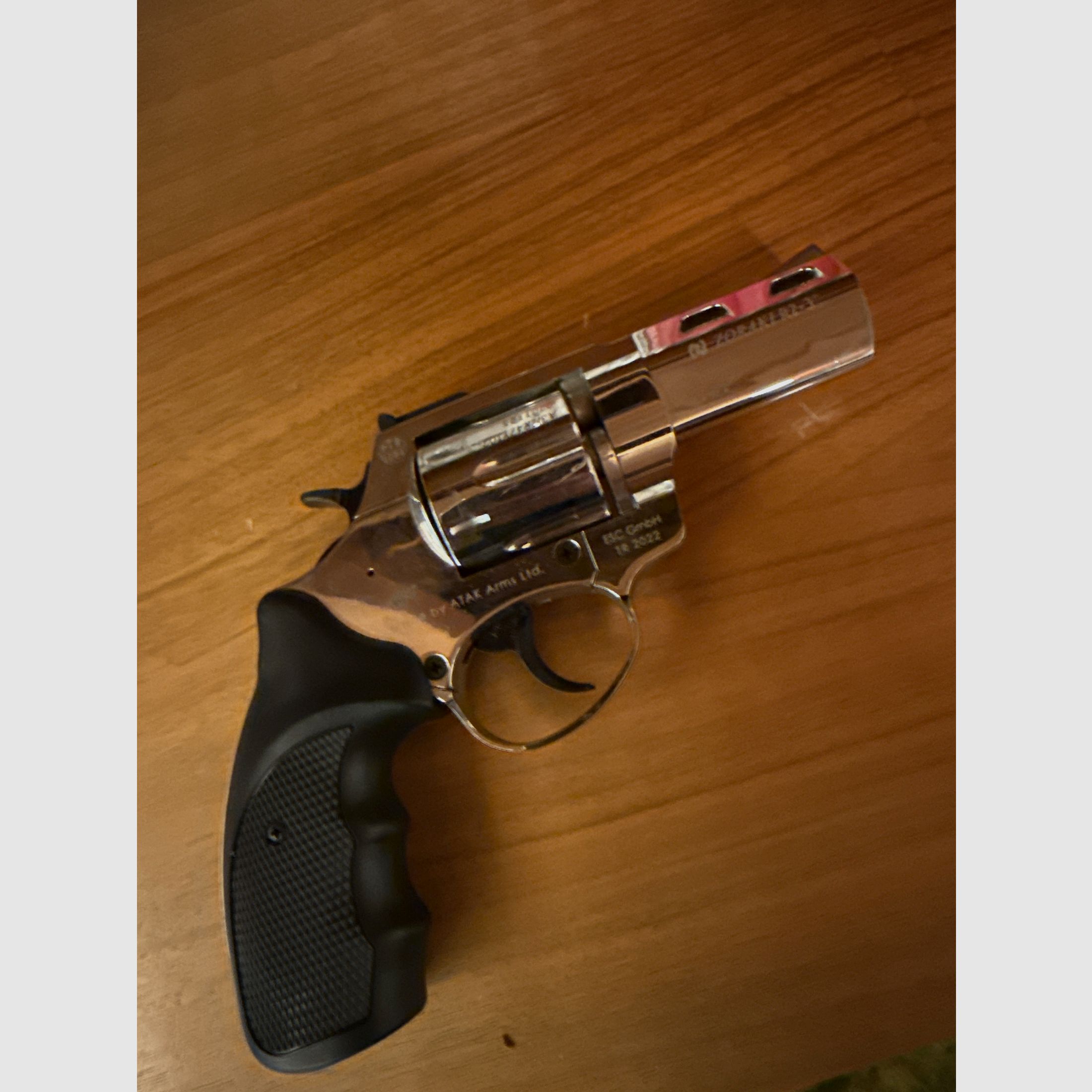 Zoraki R2 – 3 cale pistolet alarmowy, chrom – prawie nowy