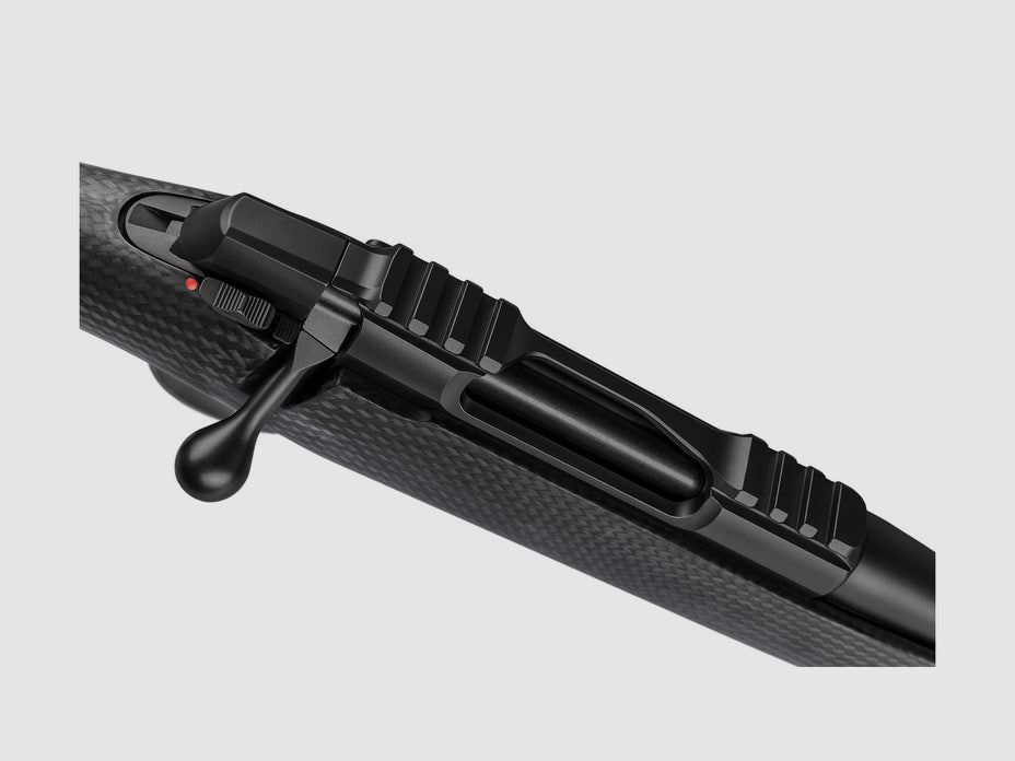SAKO 90 PEAK BLACK .308 Win., Lauflänge 20" kanneliert schwarz Cerakote, Drall 10", 5-fach verstellbarer Direktabzug, 5 Schuss, Carbonschaft schwarz, ohne Visierung, MG M15x1, Bild 4 von 5