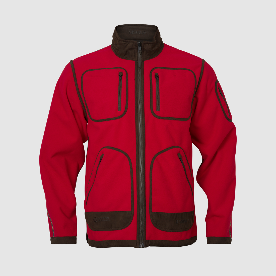 Härkila Kamko Fleecejacke Rood / Bruin