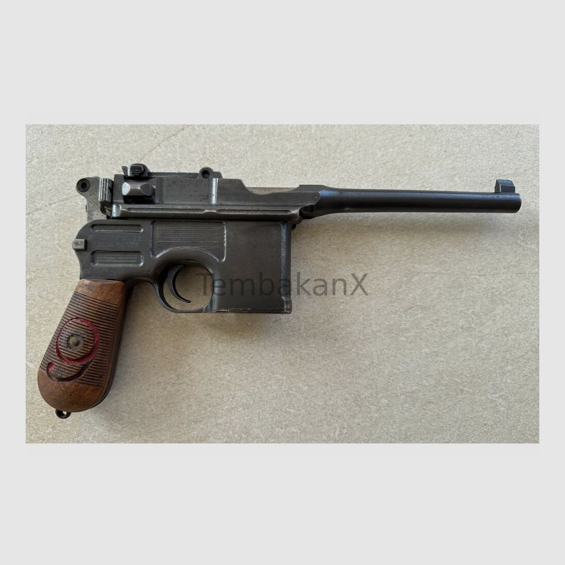 Mauser C96 Red 9 9mmMauser