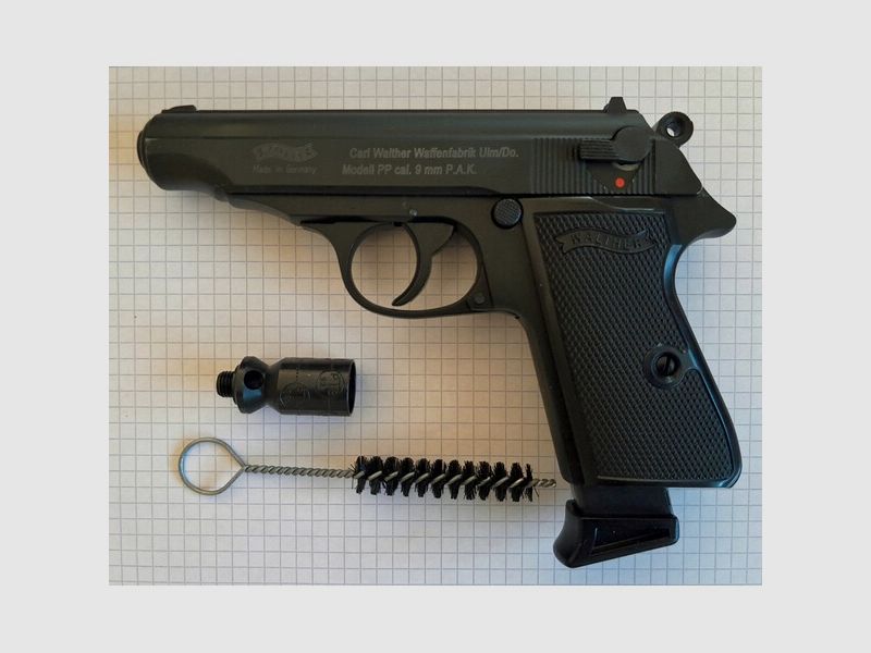 Walther PP - 9mm P.A.K. - PTB 923 – Klassiker in Top-Zustand