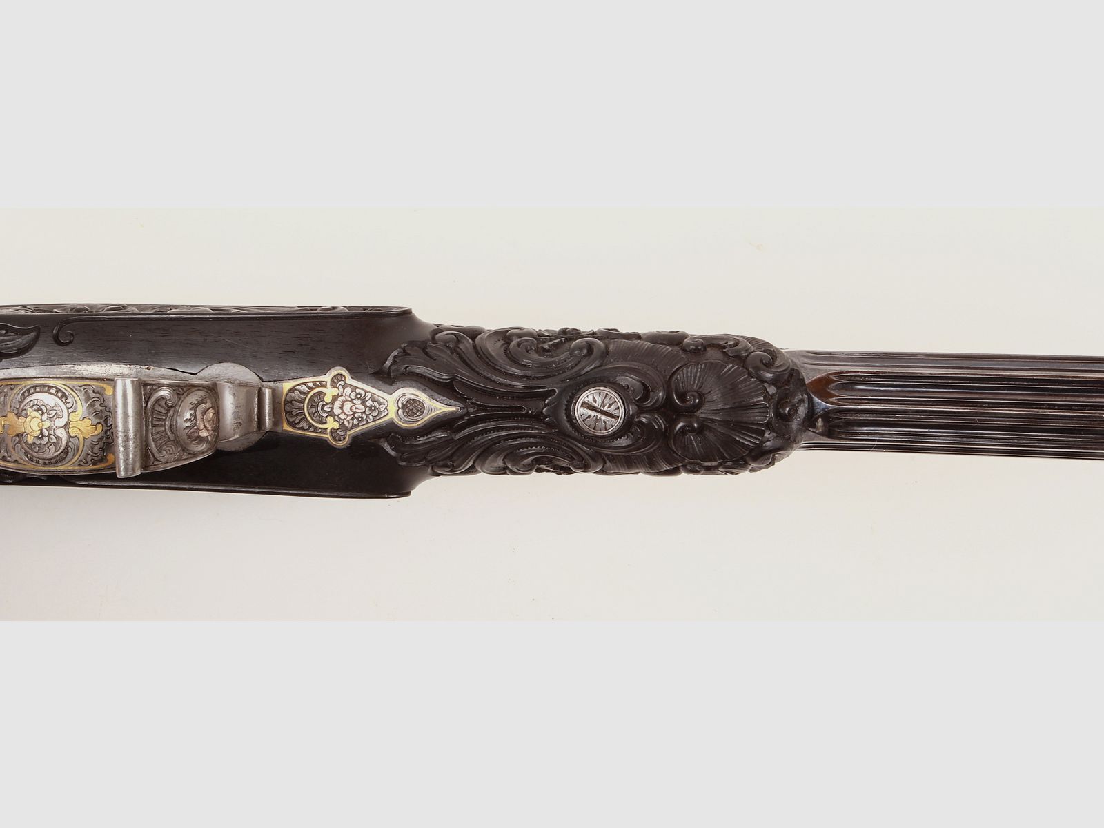 Salon glass pistol Mangeot Brussels ca. 1860 Article 10437