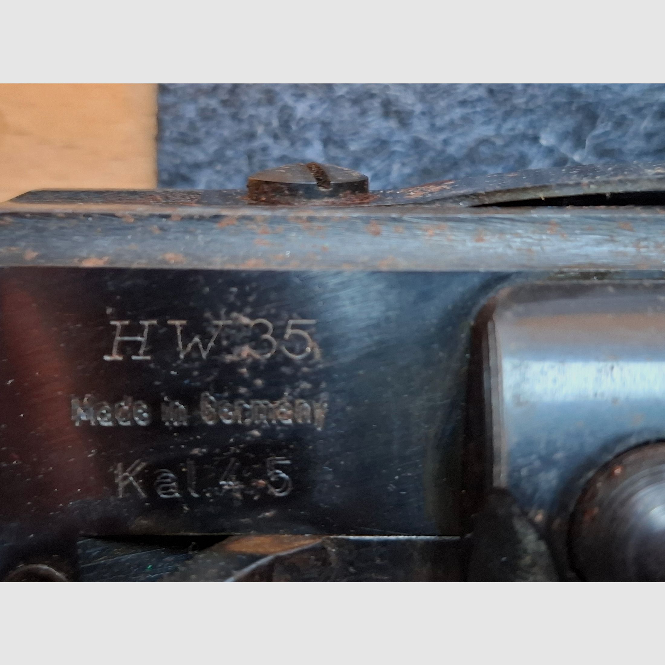 Weihrauch carabina ad aria HW 35 senza mirino e senza silenziatore