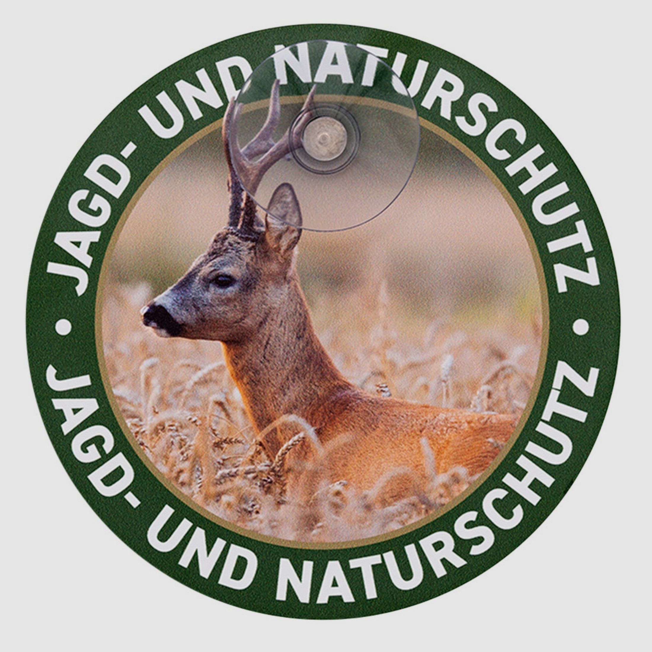 Wilde Hilde Original Autoschild Jagd- und Naturschutz Rehbock