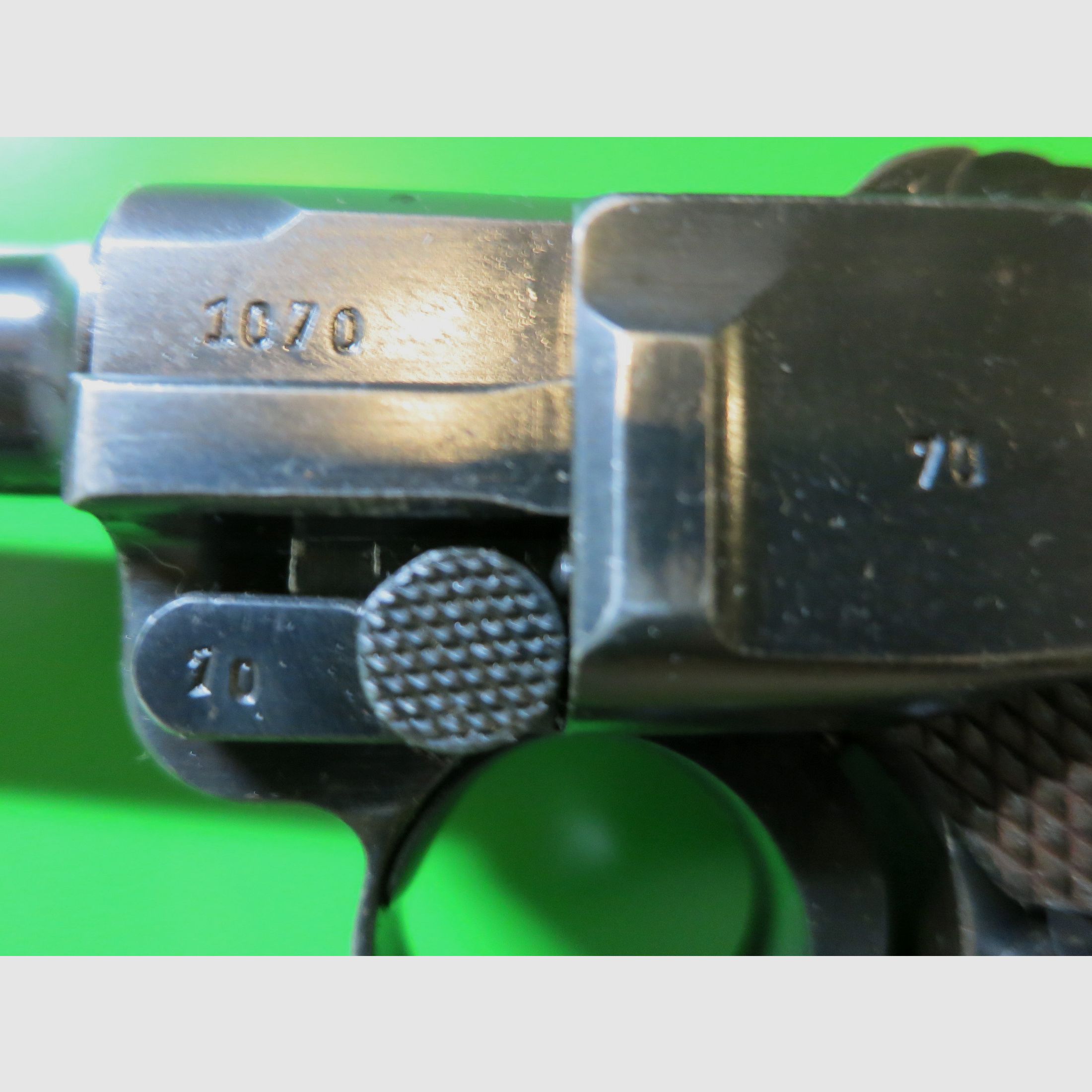 Mauser, Pistole 08, P08, 9 mm Luger, nummerngleich, WaA Wehrmacht     #74-