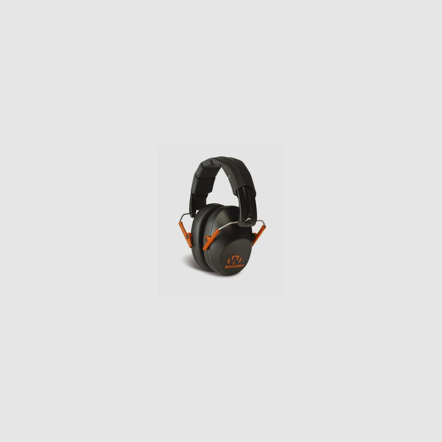WALKER'S PRO-LOW PROFILE SCHWARZ-ORANGE PASSIVE FALTBARE GEHÖRSCHUTZ