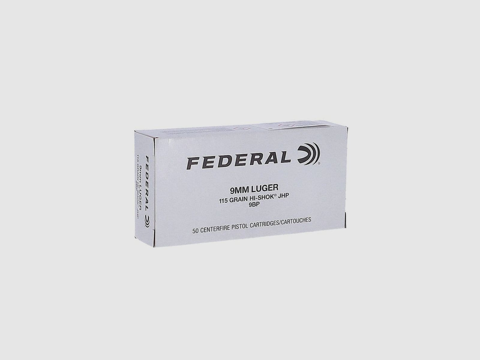 Federal 9 mm Luger HI-Shok JPH 115 gr - 50 Stk.