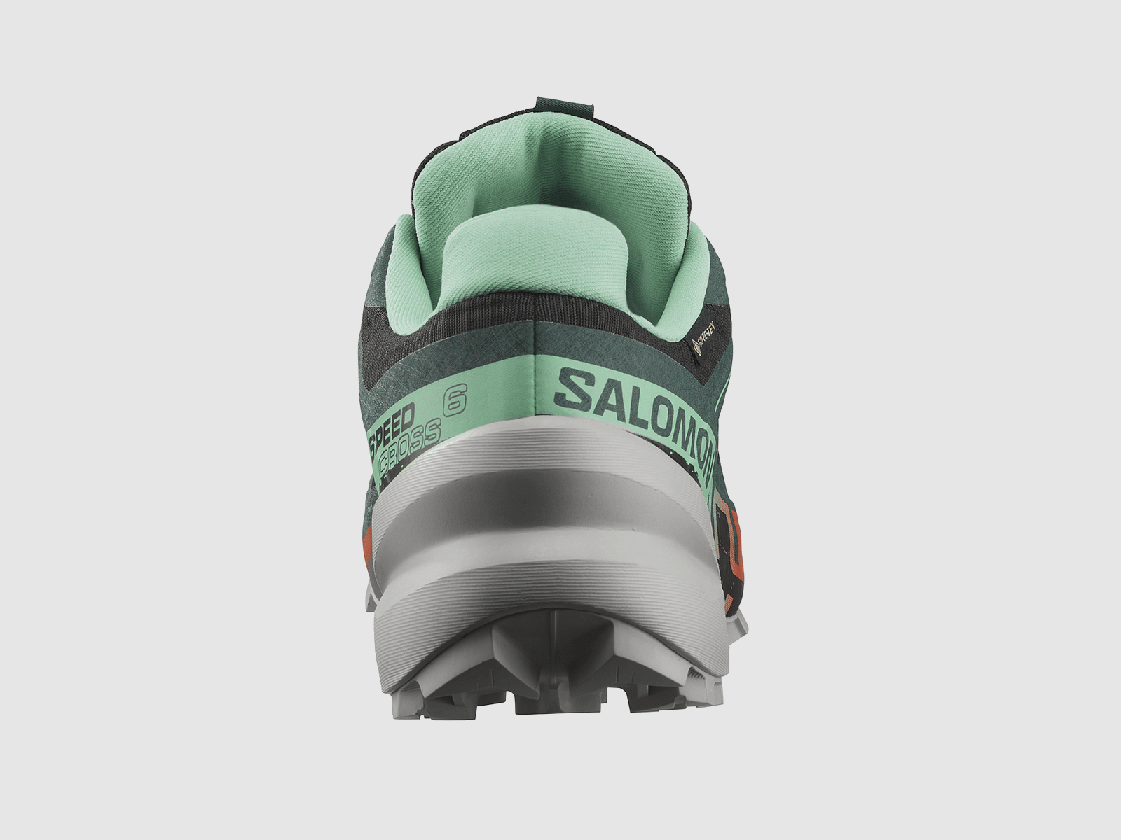 SALOMON – DAMEN – SPEEDCROSS 6 GTX W Schwarz / Elektrisches Grün / Kirschtomate, Bild 4 von 7