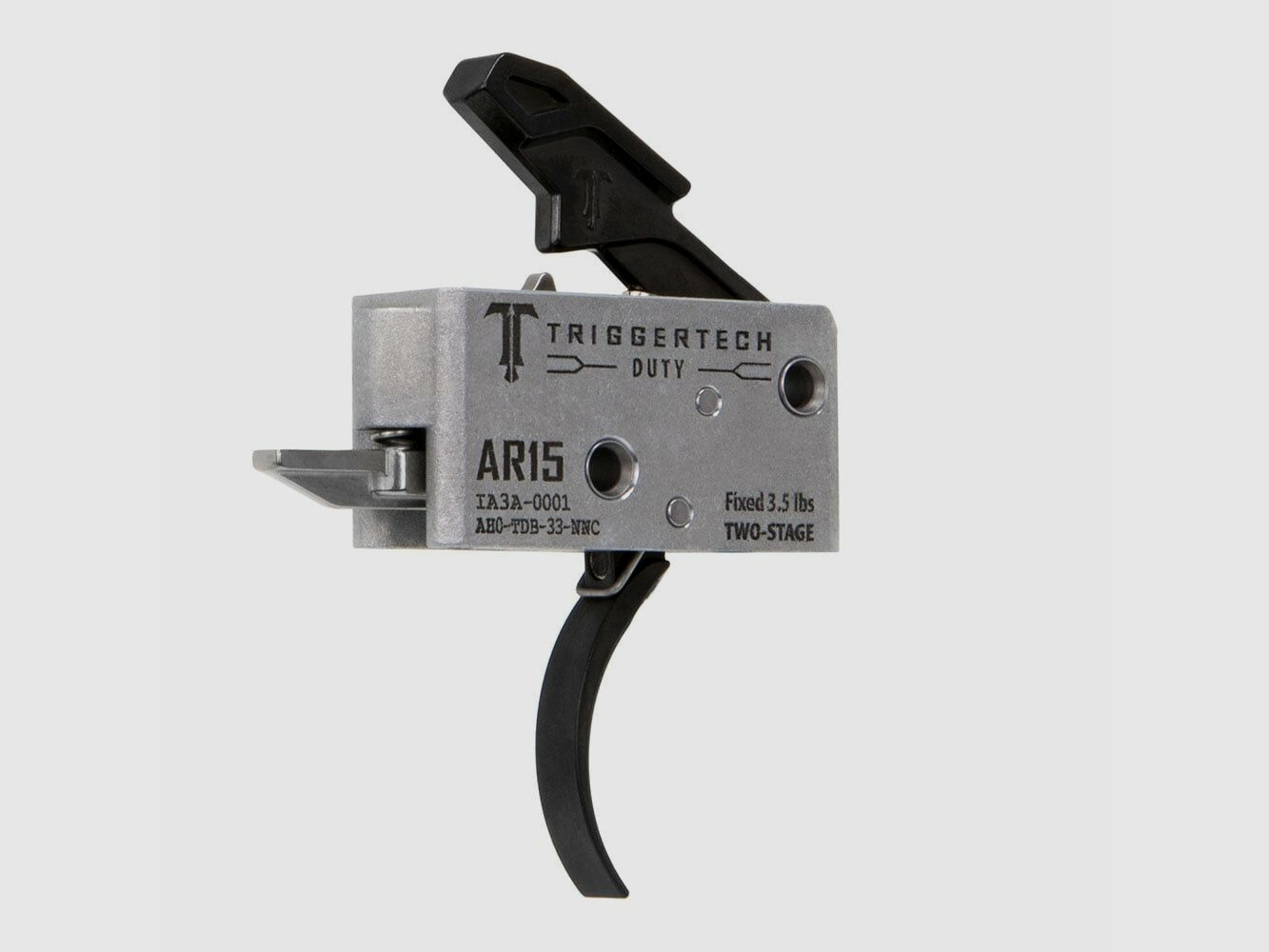 TRIGGERTECH AR-15 Duty-Zwart Gebogen