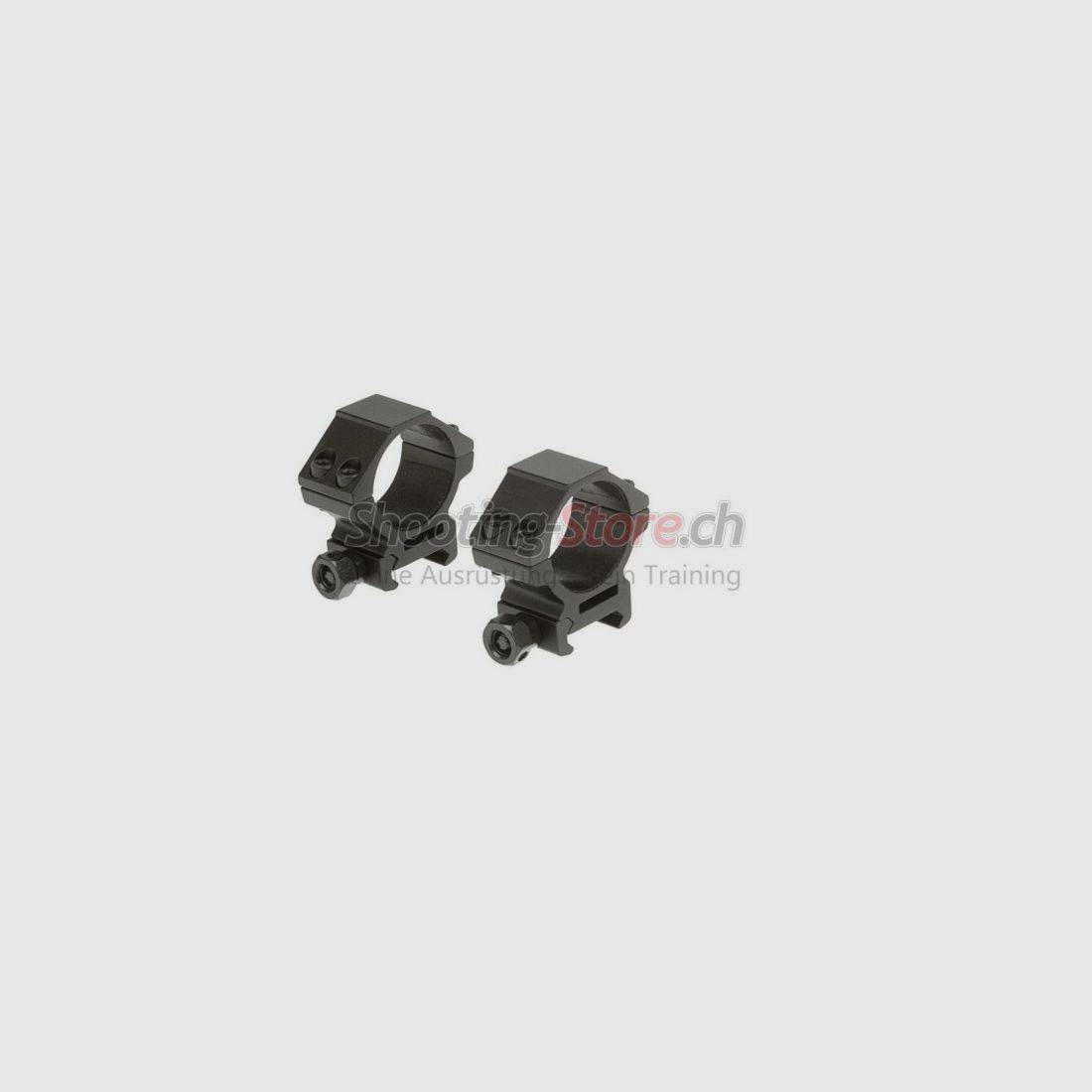 Leapers 30mm Mount Rings Low Black