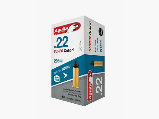 Aguila .22 LR Super Colibri 20/1,3