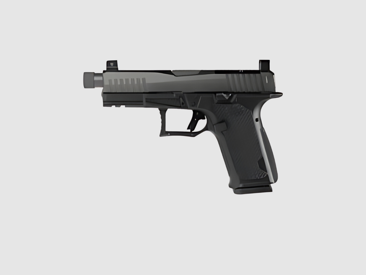 PISTOLET LONE WOLF DUSK19 GRAFIT/BLK TH 4" 9X19MM, zdjęcie 4 z 4