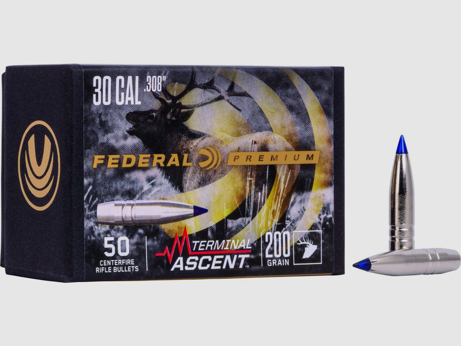 Federal Bullet .30 / .308 Terminal Ascent 200GR 50 pieces #PB308TA2