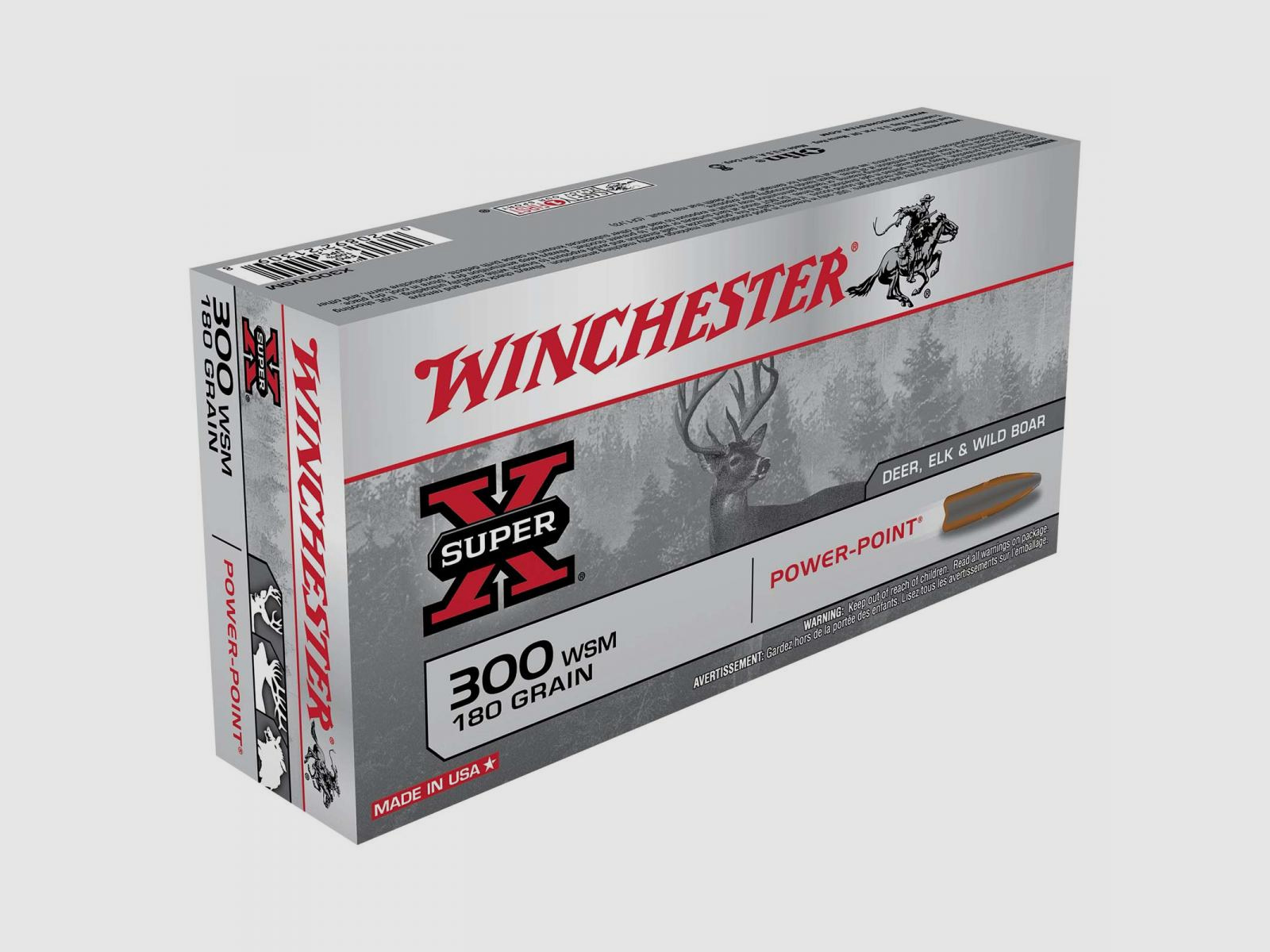 Winchester Super-X .300 WSM 180GR Power Point 20 nabojów