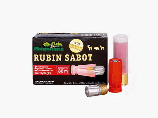 Brenneke RubinSabot .12/76 28g 5 cartridges